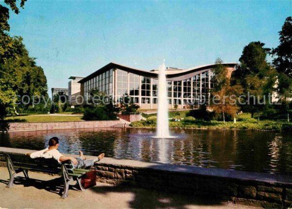 Frankfurt Main Bockenheimer Anlagemit Stadtbad Mitte