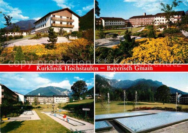 Bayerisch Gmain Kurklinik Hochstaufen Minigolfanlage Sc