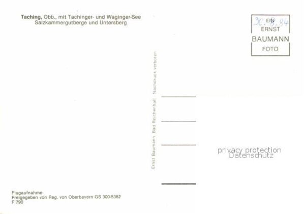 Taching See mit Tachinger und Waginger See Fliegera – Bild 2