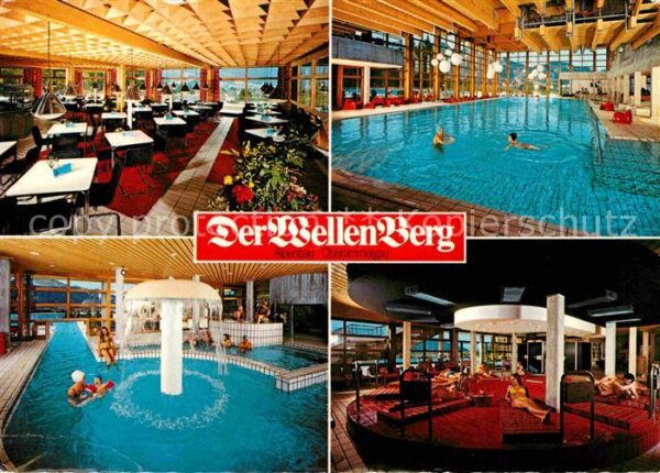 Oberammergau Alpenbad Der Wellen Berg Restaurant Hal