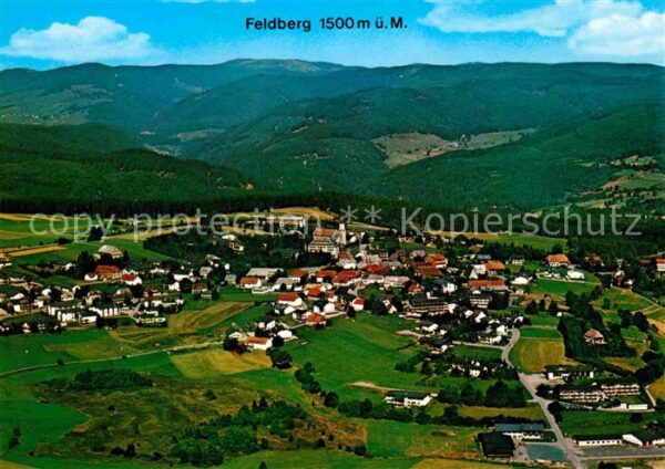 Hoechenschwand Fliegeraufnahme mit Feldberg