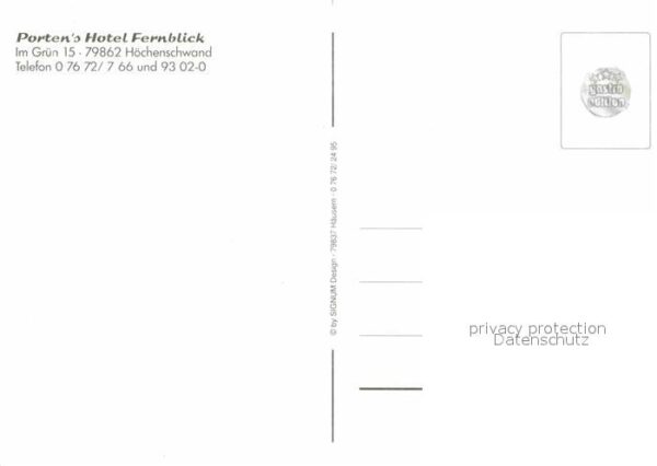 Hoechenschwand Portens Hotel Fernblick Panorama – Bild 2