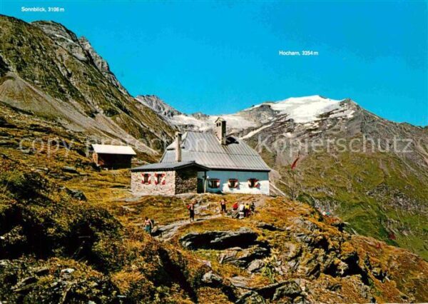 Rauris Naturfreundehaus Neubau mit Sonnblick u