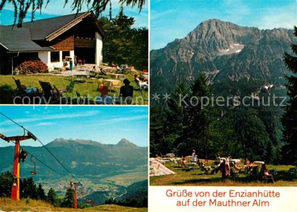 Mauthen Enzianhütte Mauthner Alm Sessellift