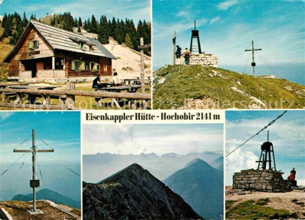 Eisenkappel-Vellach Eisenkappler Hütte Hochobir Gipfelkreuz