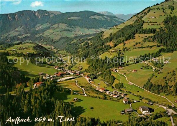 Auffach Wildschönau Mühltal Fliegeraufnahme
