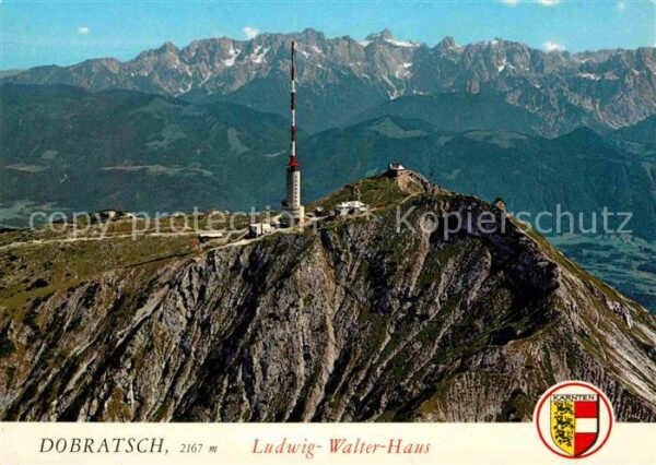 Dobratsch Kaernten Ludwig Walter Haus Fliegeraufnahme