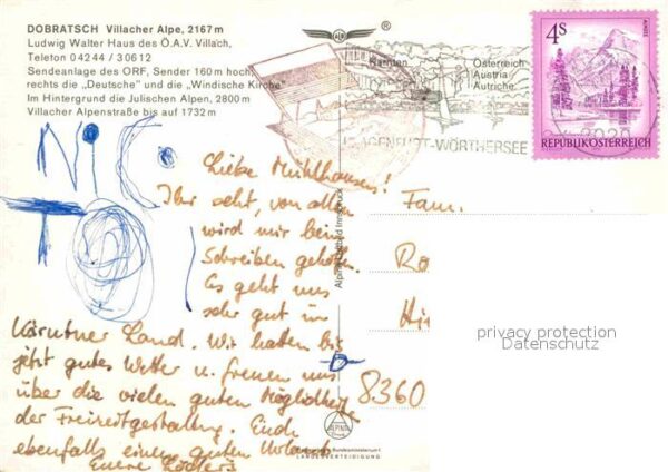 Dobratsch Kaernten Ludwig Walter Haus Fliegeraufnahme – Bild 2
