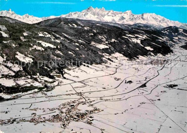 Altenmarkt Pongau mit Dachstein Fliegeraufnahme