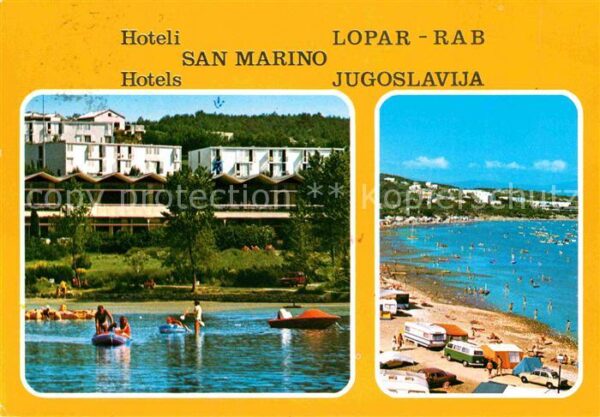 Lopar Hoteli San Marino Strandpartie
