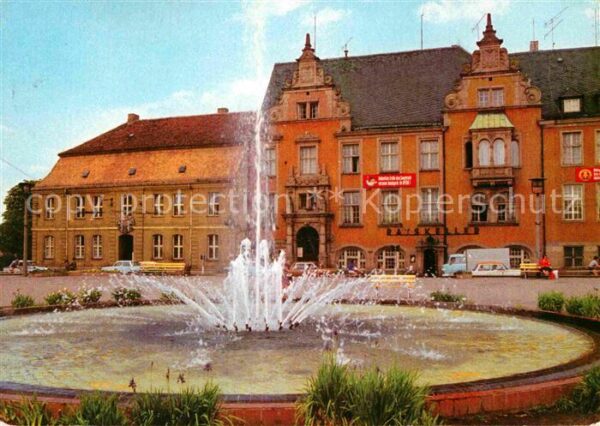 Finow Eberswalde Platz der Freundschaft Springbrunnen