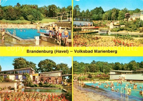 Brandenburg Havel Volksbad Marienberg Teilansichten