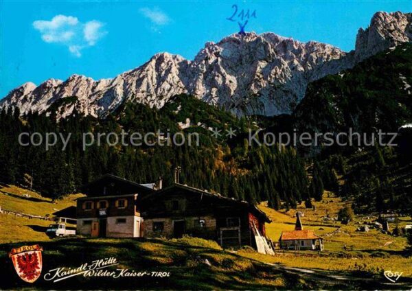 Kufstein Tirol Kaindl Hütte Kaiserlift