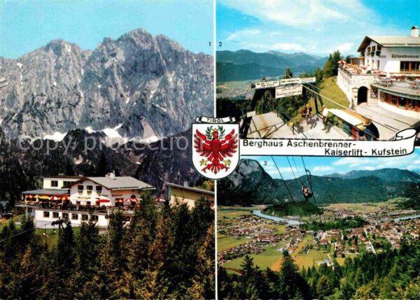 Kufstein Tirol Berghaus Aschenbrenner Kaiserlift Panor