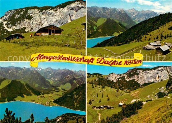 Tirol Region Algastwirtschaft Dalfaz Klobenjoch Ache