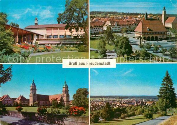 Freudenstadt Kurpark Panorama Kirche