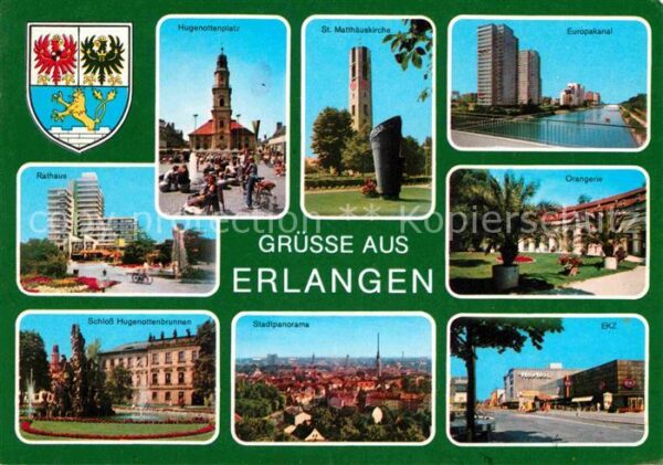 Erlangen Hugenottenplatz St Matthäuskirche Europ