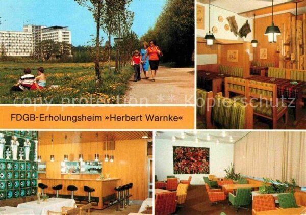 Klink Waren FDGB Erholungsheim Herbert Warnke Jäger