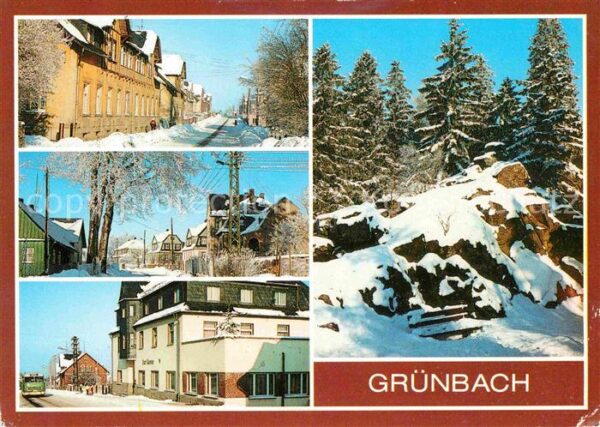 Gruenbach Vogtland Falkensteiner Str Neustädter Str Gastst