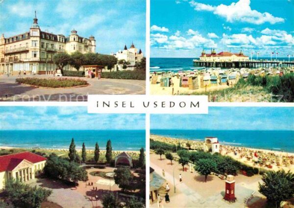 Insel Usedom Zinnowitz FDGB Heim Glück auf Ahlbeck S