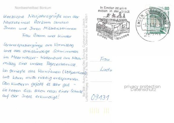 Borkum Neuer Leuchtturm Fliegeraufnahme Hafen – Bild 2