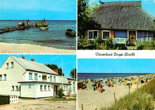 Zingst Ostseebad Am Fischerstand Rohrdachkaten FDGB Erho