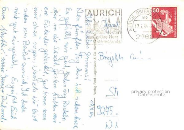 Aurich Ostfriesland Windmühle Burgstrasse Schloss Rathaus U – Bild 2