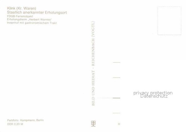 Waren Mueritz FDGB Erholungsheim Herbert Warnke Innen – Bild 2