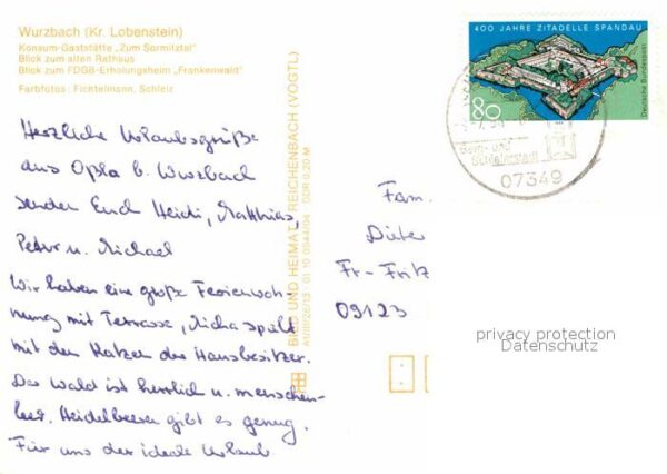 Wurzbach Konsum Gaststätte Zum Sormitztal Altes – Bild 2