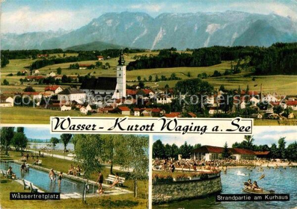 Waging See Panorama Wassertretplatz Strandpartie a