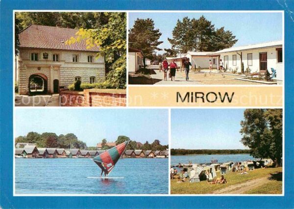 Mirow Torhaus Granzow Bungalowsiedlung Morowe