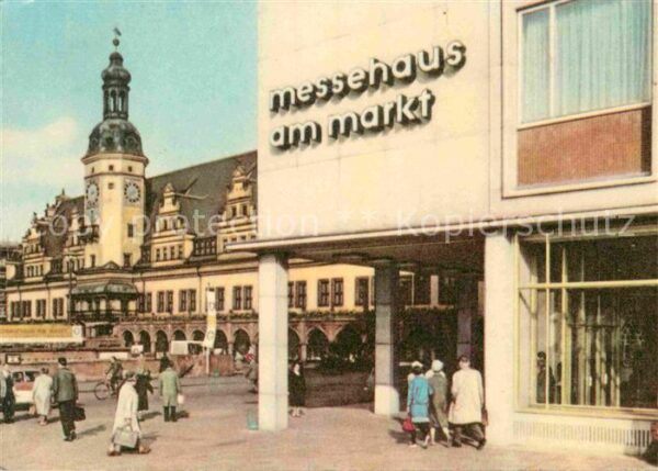 Leipzig Messehaus am Markt und Altes Rathaus