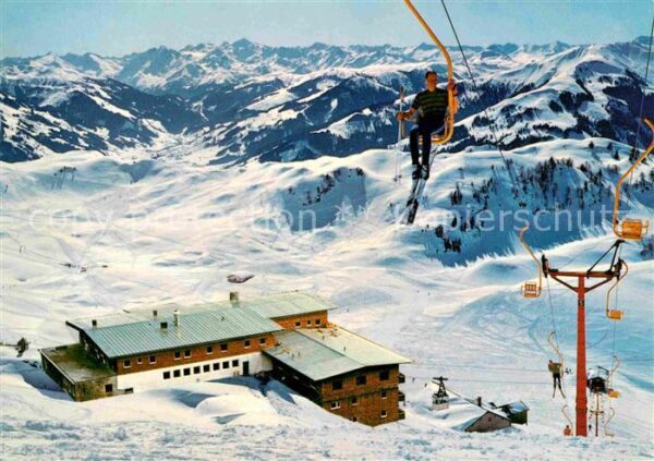 Kitzbuehel Tirol Kitzbüheler Horn Sessellift Alpenhaus H