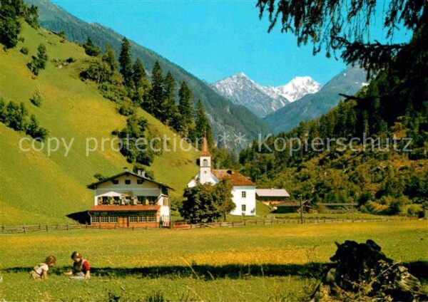 Mayrhofen Zillertal Alpengasthof Häusling Kirche