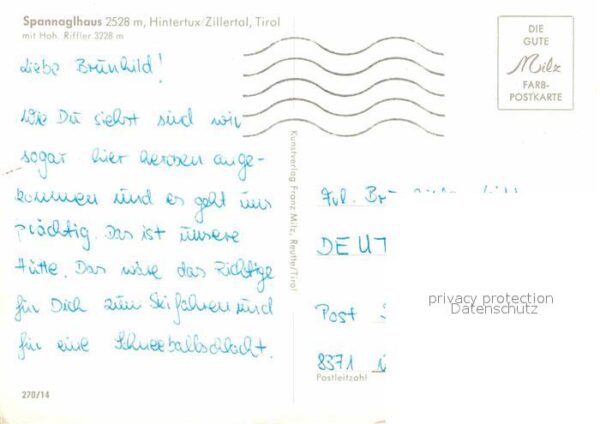 Hintertux Zillertal Spannagelhaus mit Hohem Riffler – Bild 2