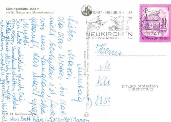 Kuersingerhuette mit Gr Geiger und Maurerkeeskopf – Bild 2