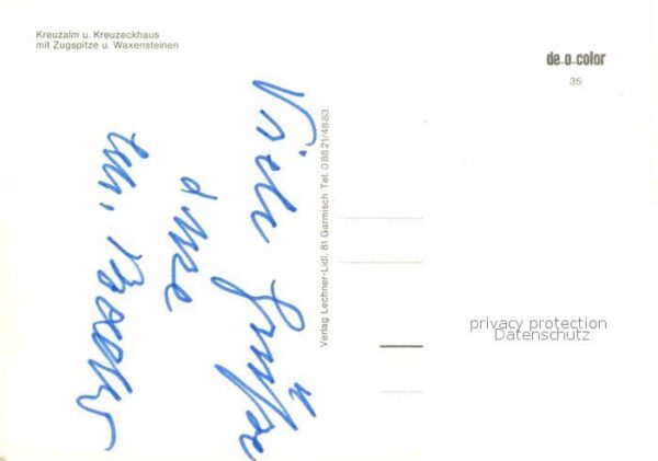 Kreuzeckhaus Kreuzalm Zugspitze Waxensteine – Bild 2