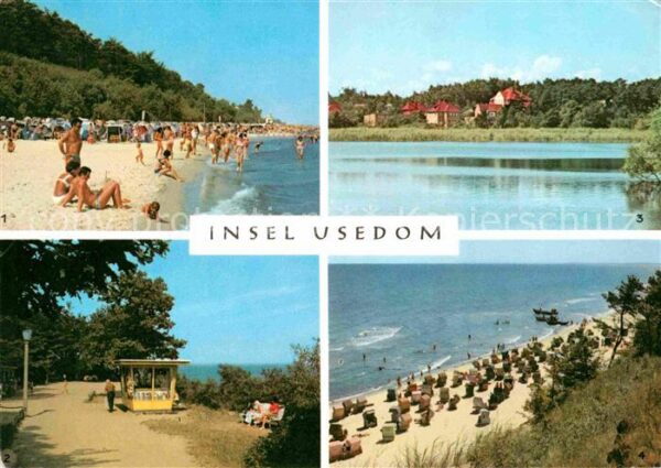 Insel Usedom Koserow Strand Vorplatz Kölpinsee Ücker