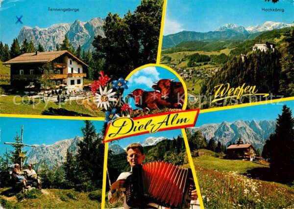 Werfen Salzburg Diel Alm Tennengebirge Hochkönig Gipfel