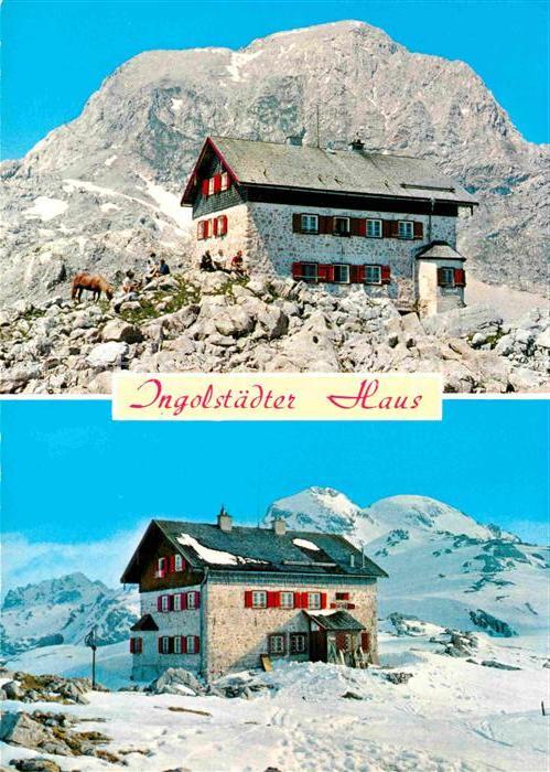 Steinernes Meer Ingolstädter Hütte mit Hundstod
