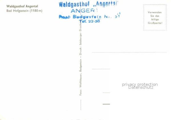 Bad Hofgastein Waldgasthof Angertal – Bild 2