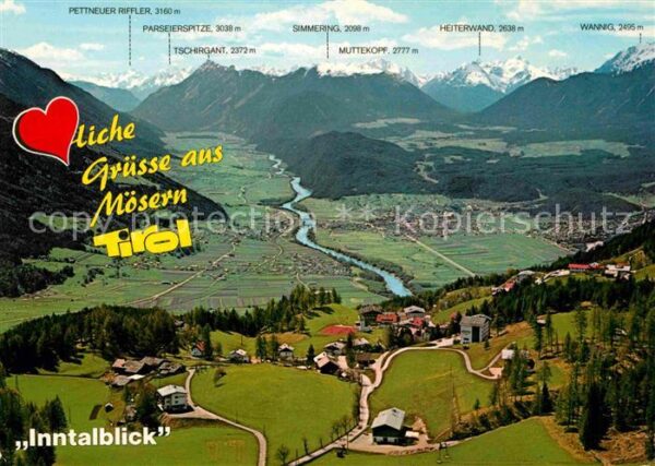 Moesern Mieminger Plateau und Lechtaler Alpen F