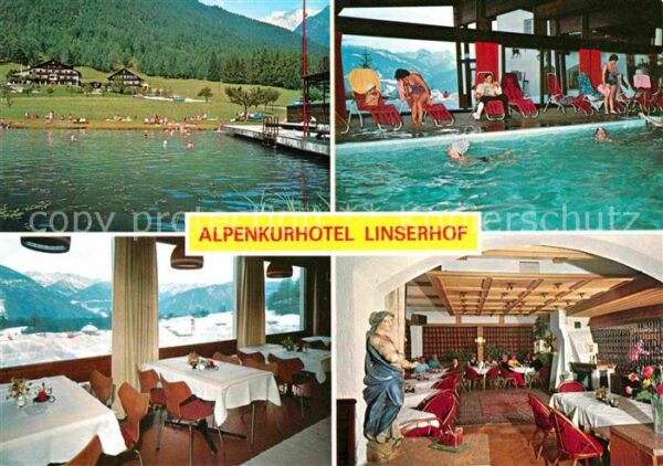 Imst Tirol Alpenkurhotel Linserhof Gasträume Halle