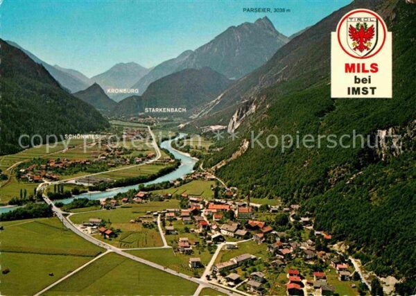 Mils Imst Fliegeraufnahme mit Schönwies Starkenba