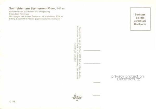 Saalfelden Steinernes Meer Panorama Strandbad Ritzensee Hohe Tauer – Bild 2