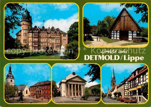 Detmold Schloss Kirche Theater Teilansichten