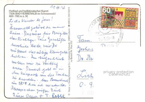 Bad Herrenalb Teilansichten Kuranlagen – Bild 2