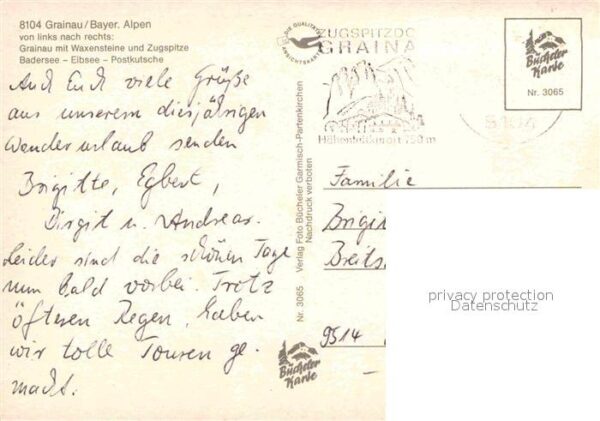 Grainau mit Waxensteine Zugspitze Badersee Eibs – Bild 2