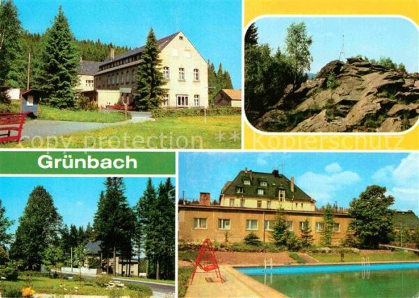 Gruenbach Vogtland FDGB Erholungsheim Louis Müller Wendels