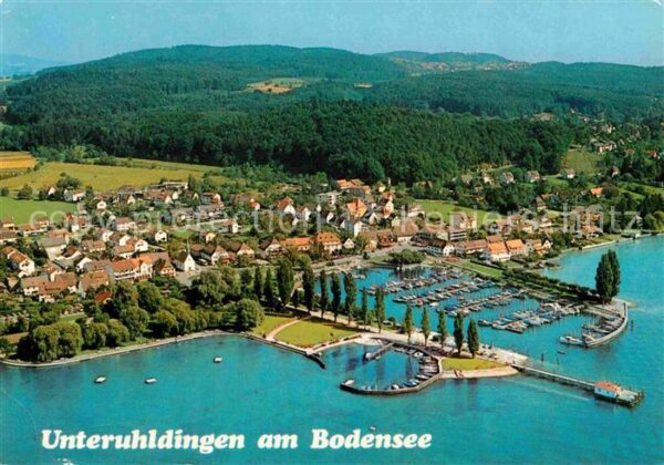 Unteruhldingen Fliegeraufnahme Hafenpartie